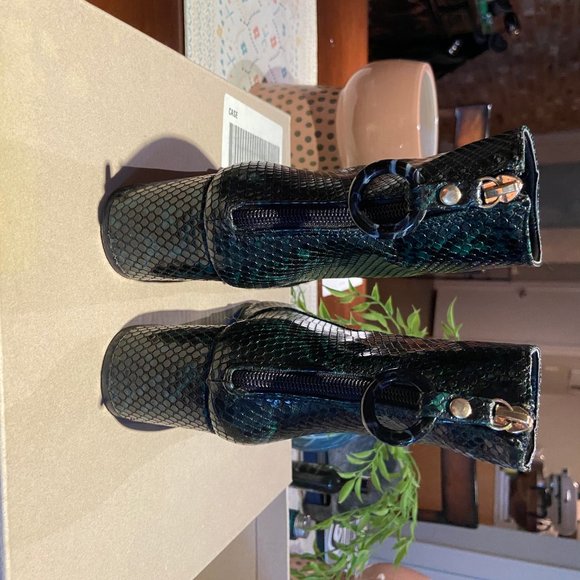 UO Faux Snake Harlow Boots - Picture 2 of 4